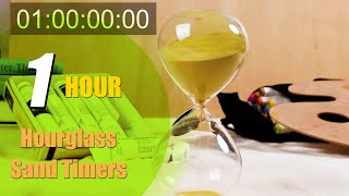 1 hour  Biloba Puff hourglass by SWISSELITE | hourglass with digital timer|Relaxing Hourglass screenshot 5