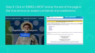 Spanish enrollment tutorial Wealth