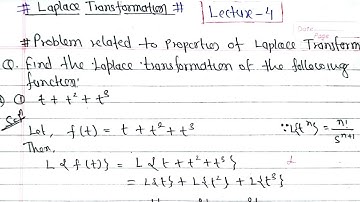 Laplace Transform|Lecture-4|Mathematics-III Purbanchal Univeristy TU KU PoU BE Civil/Computer