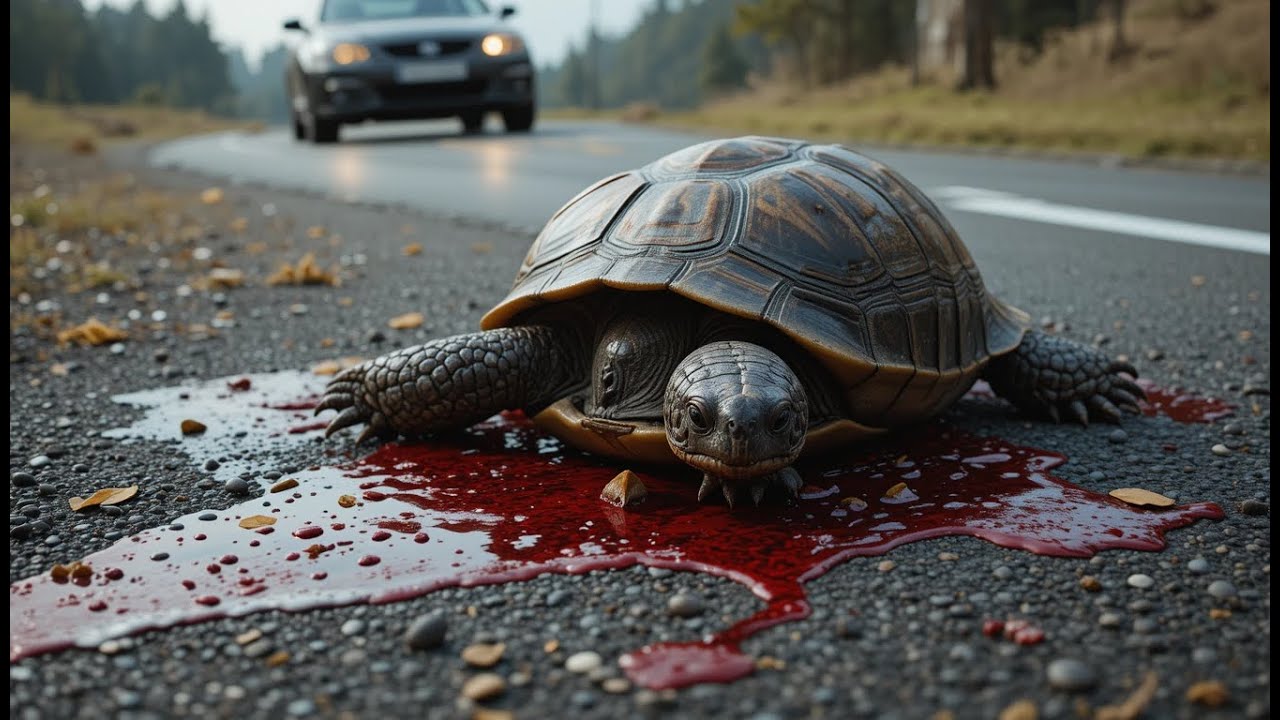 🐢💔 Injured Turtle Saves Drowning Rabbit 🌊🐰 