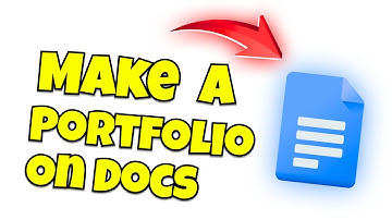How to Make a Portfolio on Google Docs -STEP BY STEP