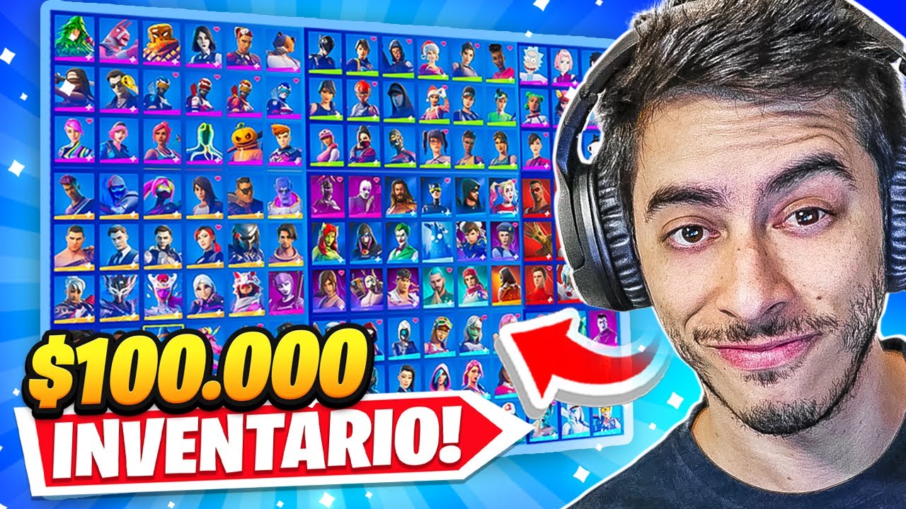 TODAS AS MINHAS SKINS NO FORTNITE 1000 YouTube