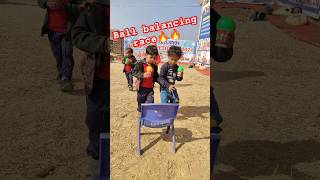 Ball Balancing Race 🔥 || Balance Game for Preschoolers #trending #activity #balance #shorts #school