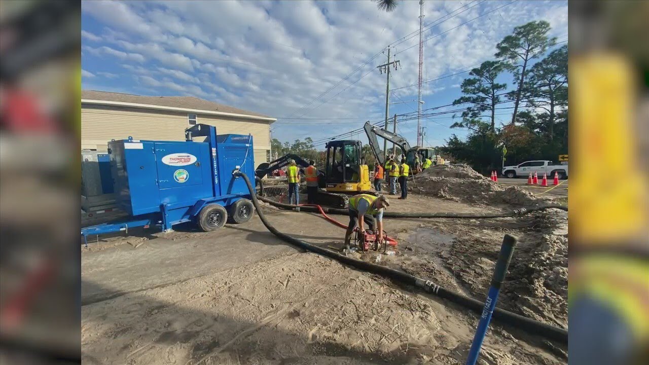 UPDATE: Panama City Beach water main outage - YouTube