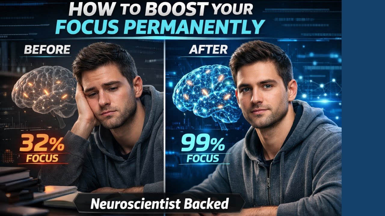 How to Boost Your Focus Permanently (Neuroscientist Backed)