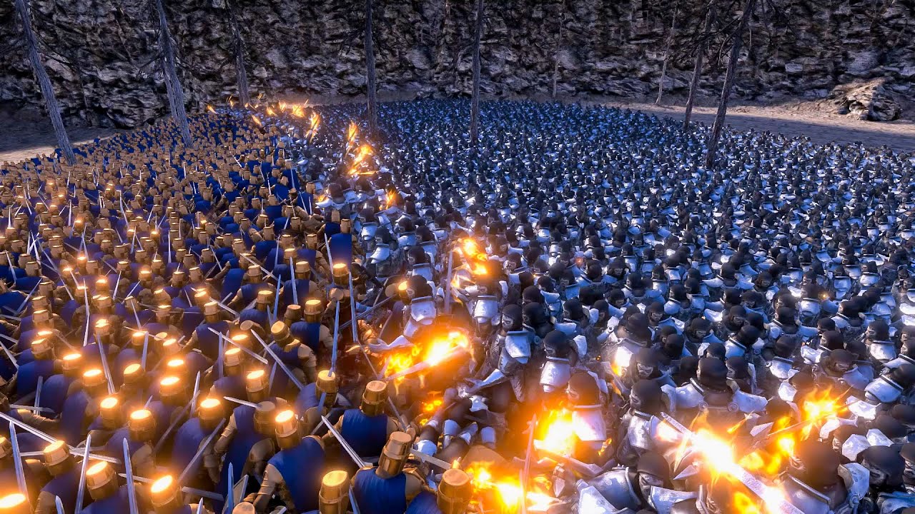 UEBS 2022 - 15 000 Golden Knights VS 16 000 Soul Tyrants in Ultimate Epic Battle Simulator 2!