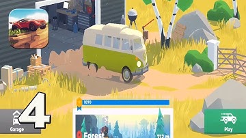 Hillside Drive – Hill Climb Gameplay Walkthrough Part 4 Unlock New Car (Android, iOS)