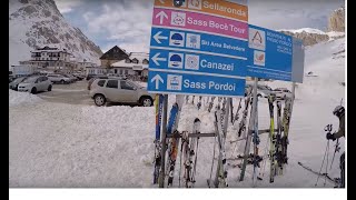 Pista blu Saletei Pordoi 1, Arabba (Bl)