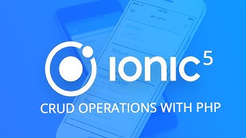 Ionic 5 with PHP and MySQL  - CRUD Operations Part 1 SELECT and DELETE