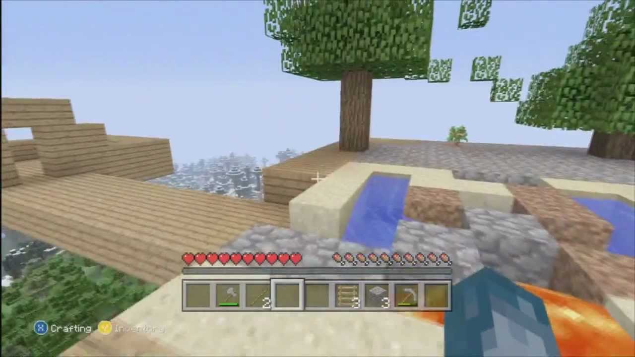Minecraft Xbox - Sky Island Challenge - Slippery Shack [5] - YouTube