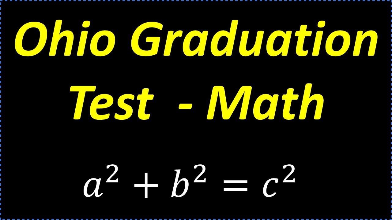 Ohio Graduation Tests OGT PASS MATH YouTube ohio-graduation-tests-ogt-pass-math-youtube