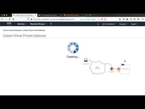 Create a VPC and connect with on premise with Direct Connect