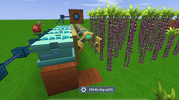 Miniworld BẢN MỚI 0.54 - MÁY FARM MÍA, TRE #miniworld #迷你世界 #shorts