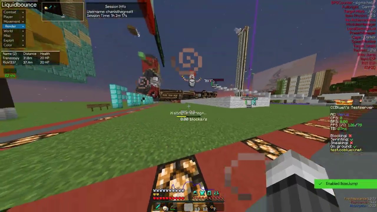 450 x Liquidbounce scripts verus bowfly...