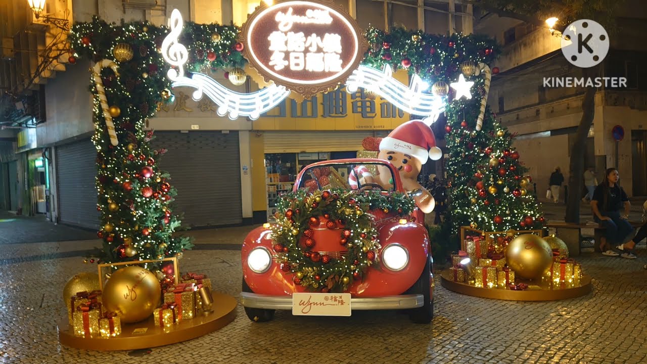 VLOGMAS #18: Macau Annual Christmas Market Tap Seac | Free Rides and Different  Selling Food