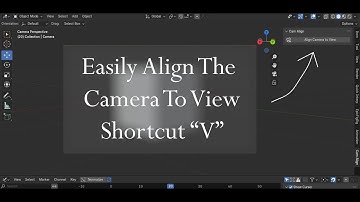Align the Camera to Your View in 1 Click (Finally!) – Blender Addon
