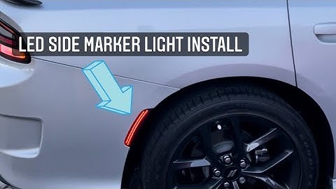 Dodge Charger Led Side Marker Light Install 2015+ How To