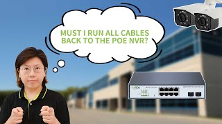 add a poe switch to ip camera nvr system