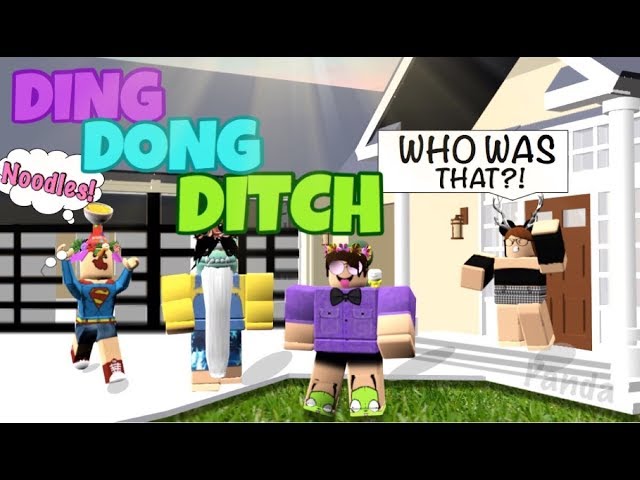 Ding Dong Ditch In Roblox With Becky Zoe Youtube - ding dong ditching prank in roblox youtube pranks ding