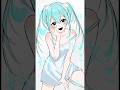 好き。#初音ミク #DECO27 カイコ【illustration】#shorts #イラストメイキング