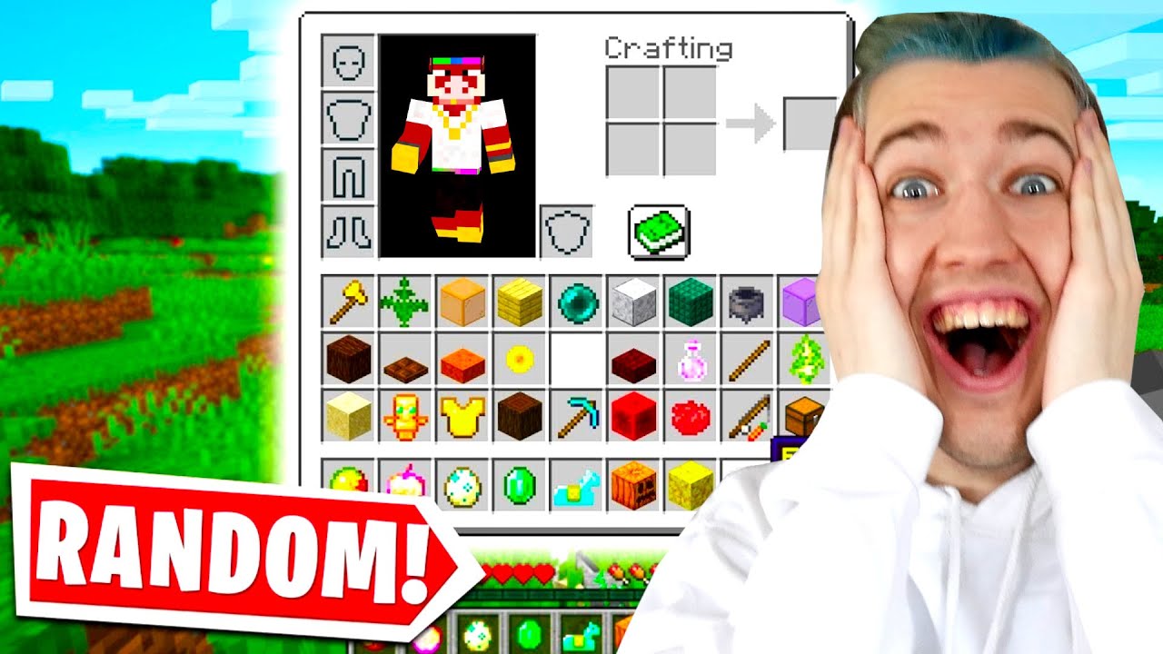 Minecraft, Ale CO 10 SEKUND DOSTAJĘ RANDOMOWE ITEMY!