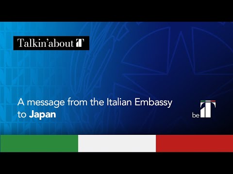 Be IT campaign -  A Message from the Italian Embassy to Japan