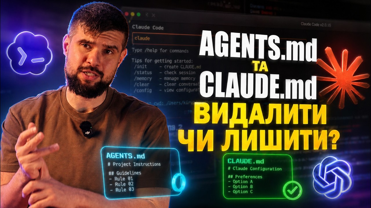 Чому AGENTS.md та CLAUDE.md робить агента тупим?