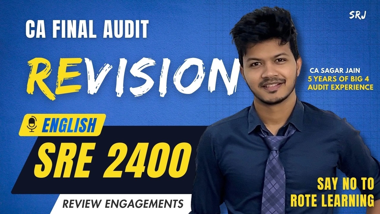 SRE 2400 English Revision - CA Final Audit Revision May 2026 - CA Sagar ...
