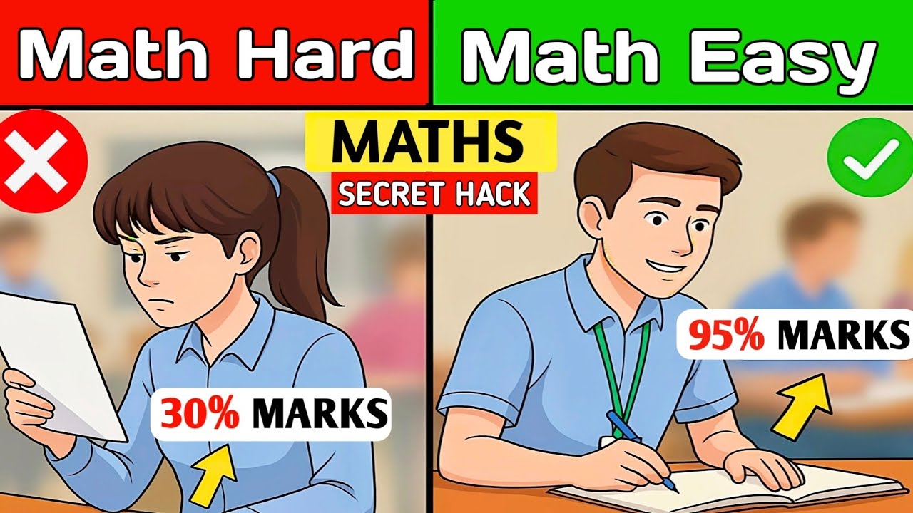How to Score 100/100 in Maths 🔥| Top 3 Secrets to Score 95% | How to ...