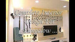 Bungalow Interior Design | 30x50 Bungalow At Indore | Complete House | www.visualmaker.in