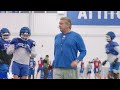 FB: Coach Eric Wolford Mic'd Up | Spring Ball 2024