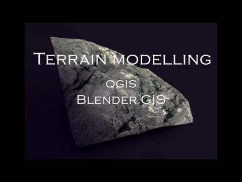 QGIS to Blender GIS: Terrain model from contours