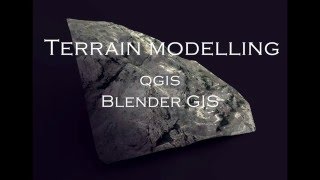 QGIS to Blender GIS: Terrain model from contours