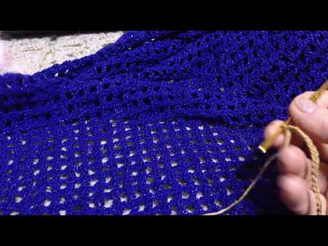 ქსოვა ყაისნაღით. viazanie kruchkom.