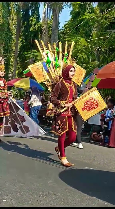 Karnaval HUT RI 78 kostum sate madura #shorts #karnaval #hutri78 #indonesia #bangkalan