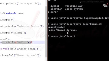 What is Super Keyword in JAVA (Example1) | Learn JAVA with Practical Examples | Vineet Agrawal