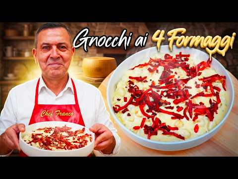 4-CHEESE GNOCCHI - A SUPER-QUICK and CREAMY First Course
