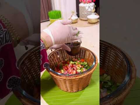 الفتوش الصحي🧤بطريقة زمان بخبز!؟ المطبخ الأخضردلال حناوي