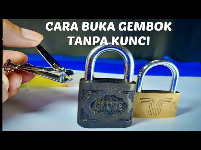 3 Cara Membuka Gembok Tanpa Kunci 3 Way Open Lock Very Easy Youtube