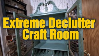 Craft Room Remodel Days 1 & 2 Organize The Craft Horde Pack Extreme Declutter