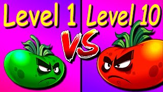 Ultomato Level 1 vs Max Level - Pvz 2 Gameplay ► Plants vs. Zombies 2: It's About Time