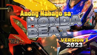 HONDA BEAT V3 2023 Anong Nabago?