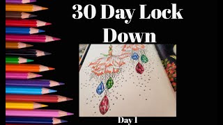 Coloring Raindrops On Roses