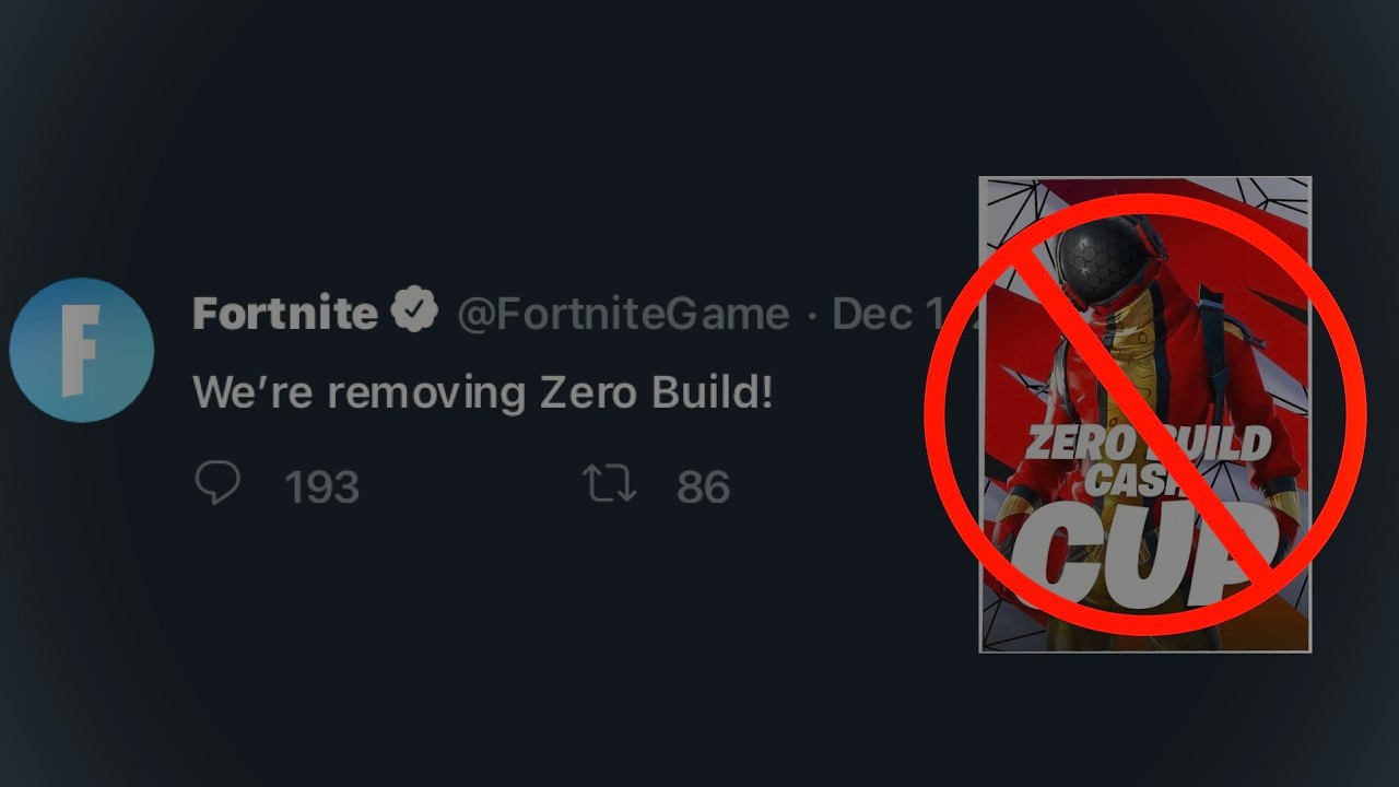 GGs Zero Build Competitive... 😔 - YouTube