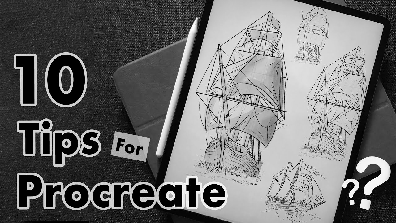10 PROCREATE TIPS in 5 minutes to make AMAZING ILLUSTRATIONS! | Art ...