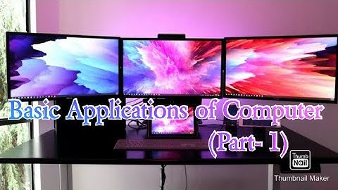 Basic Applications of Computer | Part 1| JKSSB | Panchayat Secretary | VLW