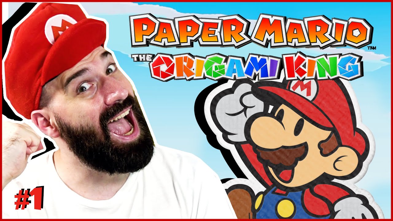 DE NIEUWSTE MARIO GAME IS UIT! | Paper Mario The Origami King #1
