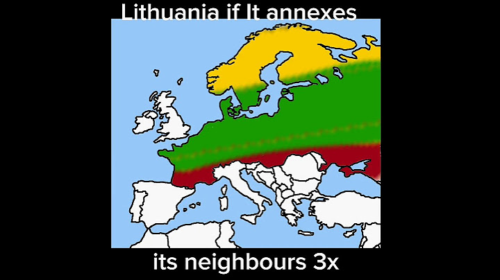 Lithuania if it Annexes its Neighbours 3x
