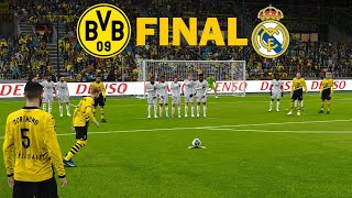 Real Madrid VS Borussia Dortmund  FINAL  UEFA Champions League 2024 UCL Full Match | PES Gameplay