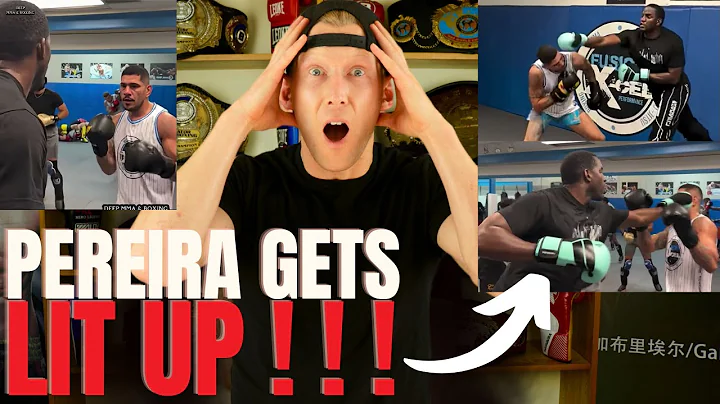 Pereira Struggles Sparring 6'7" Heavyweight | Big Shots Landed
